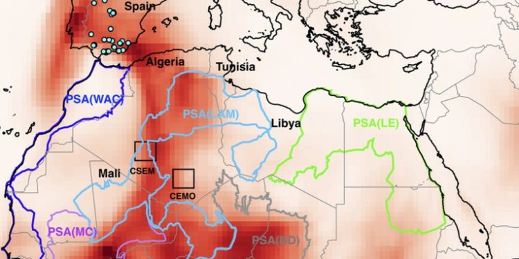Polvo del Sáhara trae ecos radiactivos de la Guerra Fría a Europa