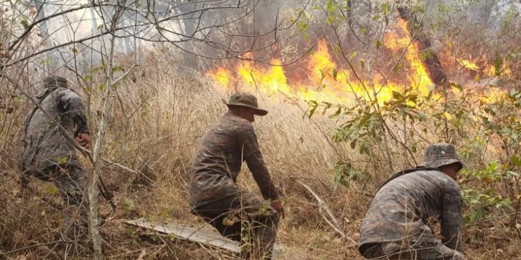 Preocupación en Insivumeh por vientos que podrían avivar llamas de incendios forestales