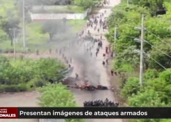 Presentan imágenes de ataques armados