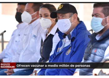 Presidencia ofrece vacunar a medio millón de personas esta semana