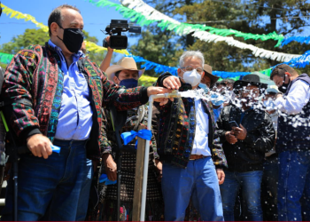 Presidente Alejandro Giammattei Inaugura Unidad de riego en Sololá