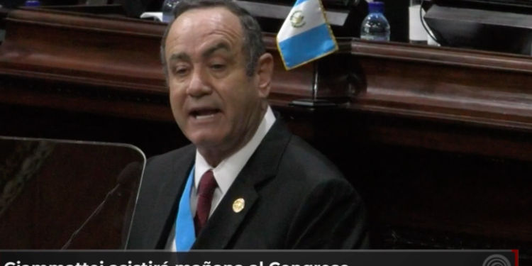 Presidente Giammattei asistirá mañana a rendir informe ante al congreso de la república