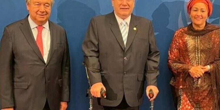 Presidente Giammattei se reúne con Alianza para la Cooperación Global en la Asamblea General de la ONU