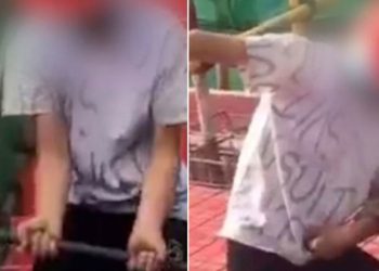 Profesor chino lleva alumno que abandonó la escuela a un sitio de construcción donde trabaja su madre para que aprenda el valor de la educación