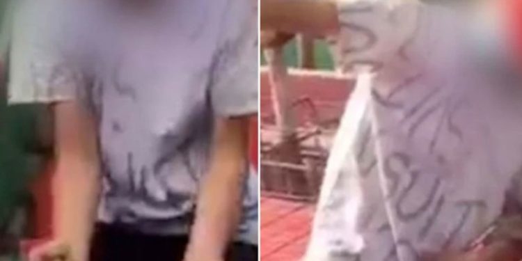 Profesor chino lleva alumno que abandonó la escuela a un sitio de construcción donde trabaja su madre para que aprenda el valor de la educación