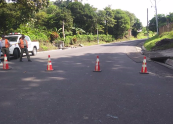 Programan cierres en ruta entre Antigua Guatemala y Escuintla para dinamitar rocasÂ  que obstaculizan el paso