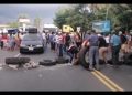 Protesta en Suchitepéquez: Bloqueos por falta de energía eléctrica causan caos vehicular en Cocales