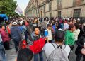 Protesta magisterial bloquea accesos al Palacio Nacional y genera complicaciones