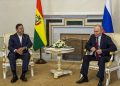 Putin se reúne con el presidente de Bolivia en San Petersburgo