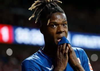 La Fiscalía denuncia a un espectador por insultos racistas a Nico Williams en abril en el estadio Metropolitano