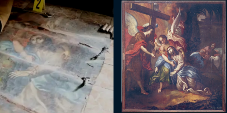 Realizarán análisis a pintura decomisada para descartar que se trate de obra robada en el año 2014