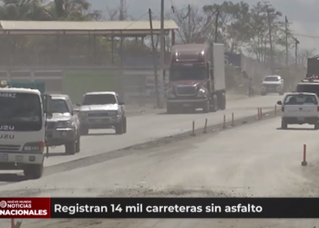 Registran 14 mil carreteras sin asfalto