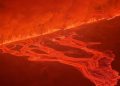 Registran una nueva erupción volcánica en Islandia