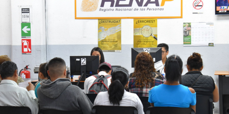 Registro Nacional de las Personas reforma el tarifario de los servicios de inscripción.