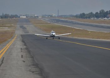 Reinicio de trabajos en pista del Aeropuerto La Aurora tras inspección