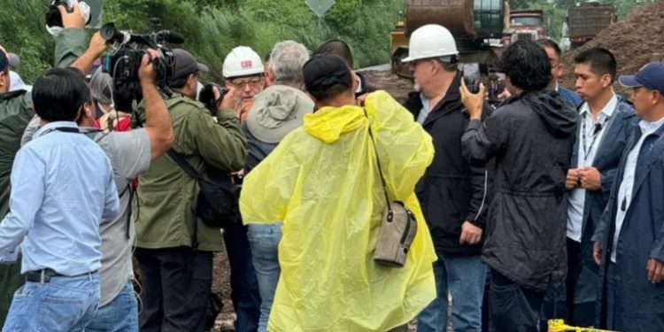 Reparación del kilómetro 44 en la Ruta Palín-Escuintla estará completa en seis semanas