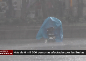 Reportan ocho mil 700 afectados por lluvias en el territorio nacional