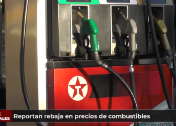 Reportan rebaja en precios de combustibles