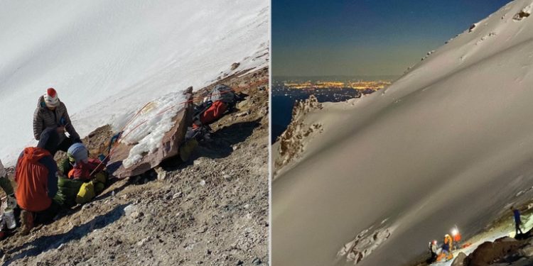 Rescatan a una excursionista que se resbaló y cayó por la ladera de una montaña en EE.UU.
