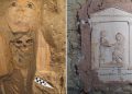 Revelan hallazgos milenarios en Egipto: máscaras de momias y una figura del dios del silencio