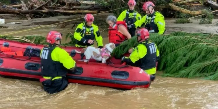 Saldo fatídico por Helene en EE.UU. se eleva a 91 fallecidos