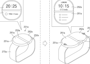 Samsung desarrolla un novedoso reloj inteligente con pantalla plegable y cámara integrada.