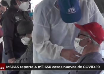 Se alcanza el punto mas alto de casos COVID-19 con 4 mil 650 positivos