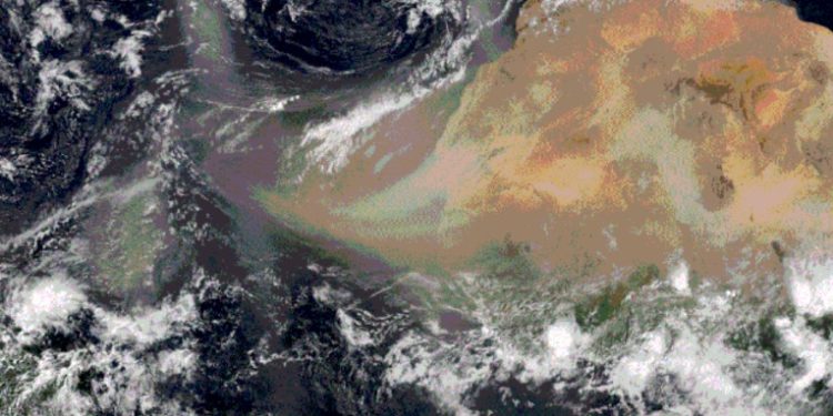 Se espera que en esta semana no ingresen partículas de Polvo de Sahara