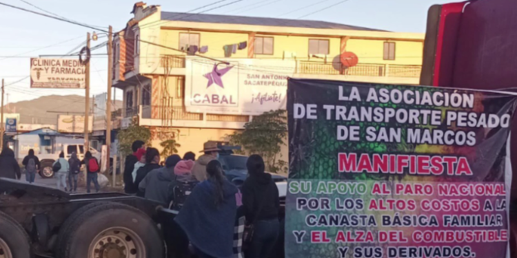 Sector empresarial rechaza bloqueos de carreteras realizados por organizaciones sociales