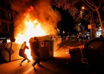 Segundo dí­a de violentas protestas en España