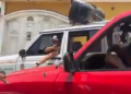 Simpatizante de la UNE amenaza con pistola desde su auto a otro conductor