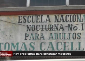 Sistema público de educación con problemas para tener maestros