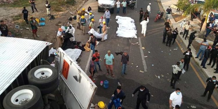 Sube a 43 número de guatemaltecos muertos en accidente de México