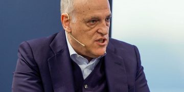 Tebas: 'Estamos trabajando para que se disuelva judicialmente al Frente Atlético'