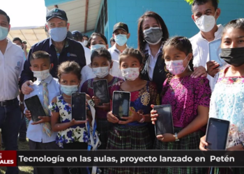 Tecnologí­a en las aulas, proyecto lanzado en Petén