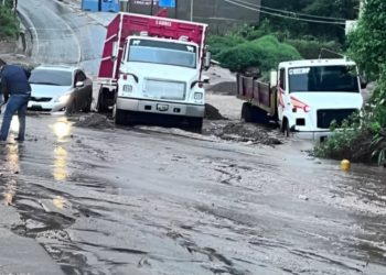 Temporada de lluvias provoca más de 50 incidentes en carreteras, según registros oficiales