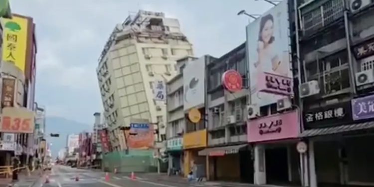 Terremoto de magnitud 6,3 golpea la costa este de Taiwán