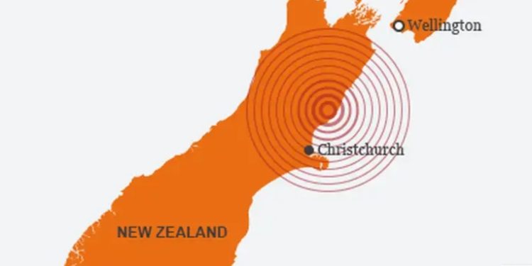 Terremoto de magnitud 6,8 sacude Nueva Zelanda