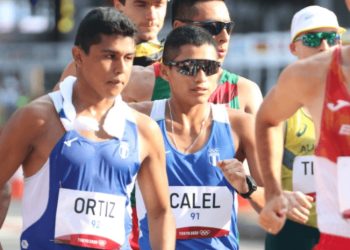 Top 30 de los 20 km de marcha para Oswaldo Calel con los Juegos Olí­mpí¬cos de Tokio 2020