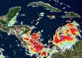 Tormenta tropical Julia se desplaza y podría afectar cuatro departamentos del país