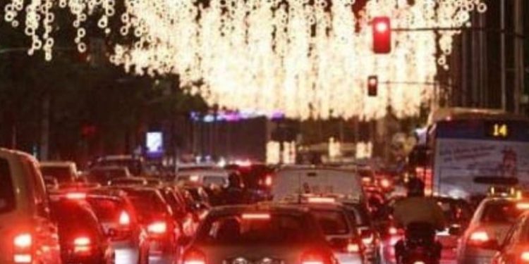 Tránsito en la ciudad alcanzará su punto crítico del 20 al 24 de diciembre