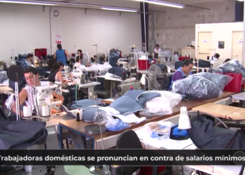 Trabajadoras domésticas se pronuncian en contra de salarios mí­nimos