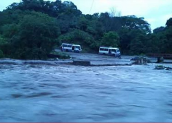 Tres departamentos afectados debido a fuertes lluvias en las últimas 24 horas