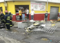 Tres heridos deja explosión de tambo de gas en Villanueva