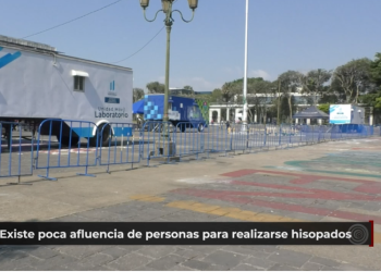 Tres laboratorios móviles siguen reportando baja en demanda de pruebas de hisopado