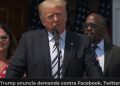 Trump anuncia demanda en contra de Facebook, Twitter y Google