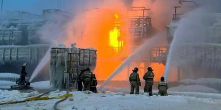 Ucrania reivindica ataques contra terminales de gas
