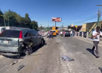 Un muerto y cuatro heridos deja accidente en ruta interamericana provocado por camión sin frenos