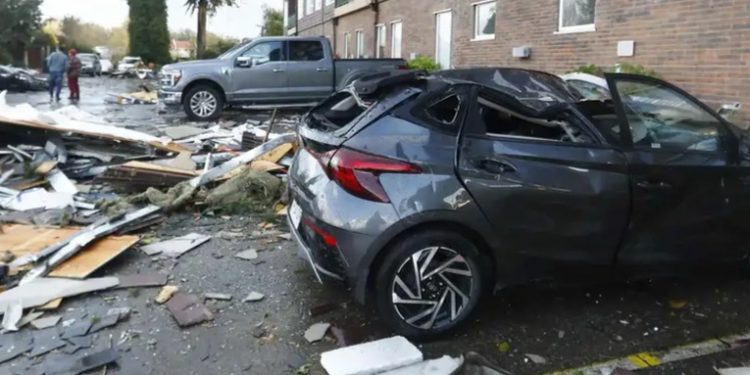 Un potente tornado causa estragos en el sur de Chile