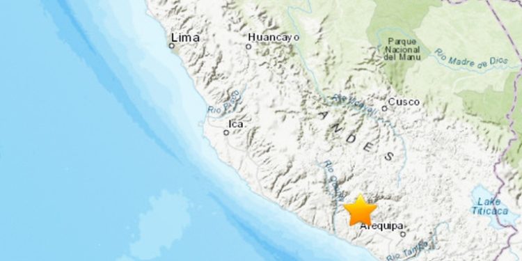 Un sismo de magnitud 6,0 sacude el sur de Perú
